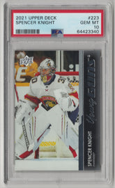 2021 Upper Deck Spencer Knight Young Gun - PSA 10