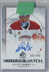2024-25 Upper Deck SP Authentic Jakub Dobes Future Watch Auto 860/999