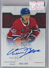 2023-24 Upper Deck SP Authentic Owen Beck Future Watch Auto Retro 094/399