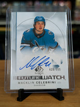 2024-25 SP Authentic Macklin Celebrini Future Watch Auto /999