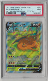 2022 Pokemon SWSH FA/Charizard V Ultra-Premium Collection - PSA 9