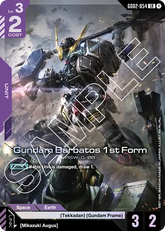 Gundam Barbatos 1st Form - GD02-054 - Legend Rare - Dual Impact
