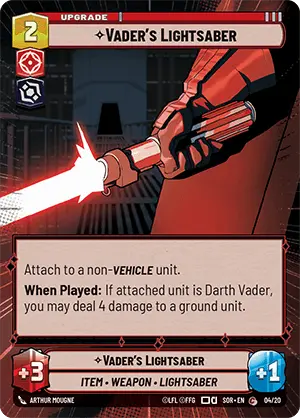 Vader's Lightsaber - SOROP - 004 - Common - OP Promo