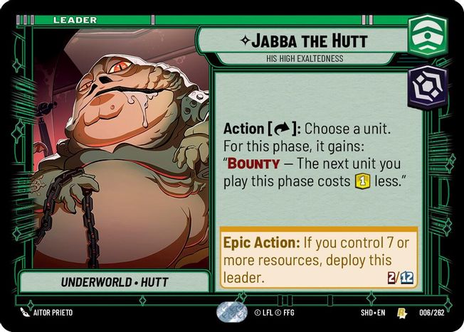 Jabba the Hutt - SHD - 006 - Rare - Normal