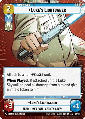 Luke's Lightsaber - SOROP - 008 - Common - OP Promo