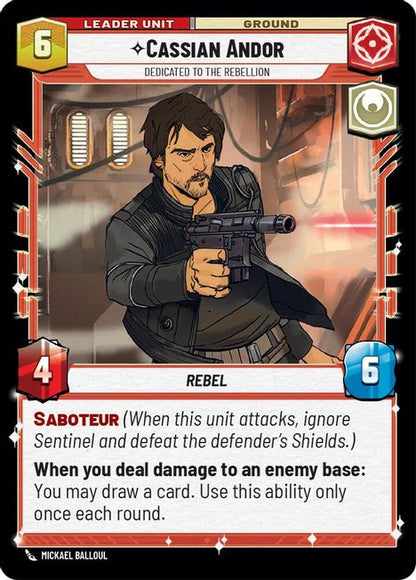 Cassian Andor - SOR - 013 - Rare - Normal