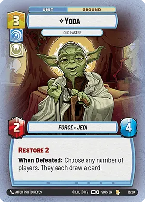 Yoda - SOROP - 016 - Rare - OP Promo