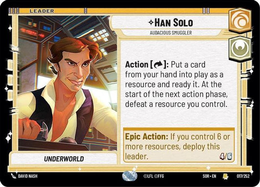 Han Solo - SOR - 017 - Rare - Normal