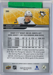 2024-25 Upper Deck Series 2 Sidney Crosby Silver Foil