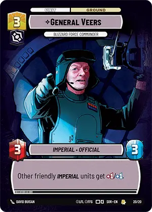 General Veers - SOROP - 020 - Rare - OP Promo