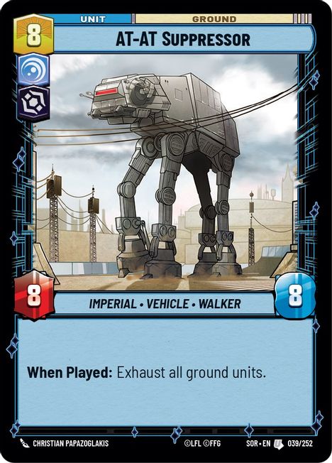 AT-AT Suppressor - SOR - 039 - Uncommon - Normal