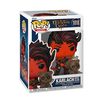 Baldur's Gate 3 Karlach with Clive Funko Pop! Vinyl Figure and Buddy #1018