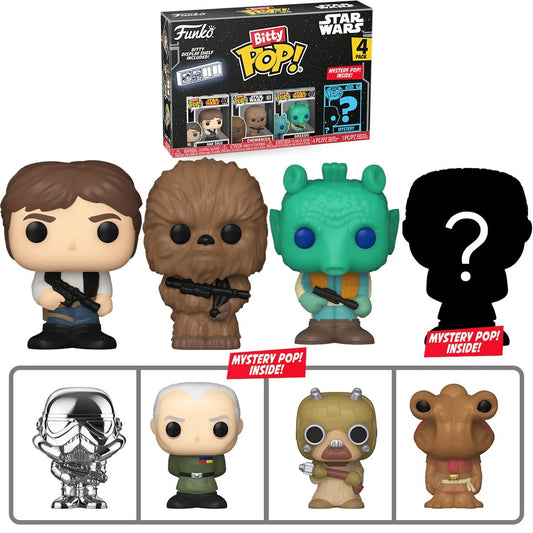 Star Wars Han Solo Funko Bitty Pop! Mini-Figure 4-Pack