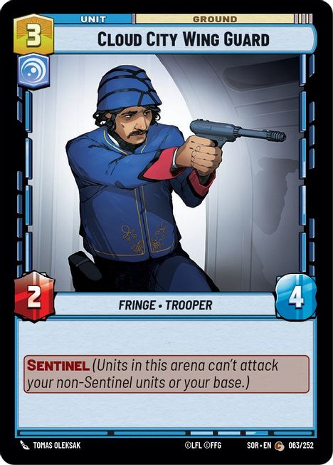 Cloud City Wing Guard - SOR - 063 - Common - Normal