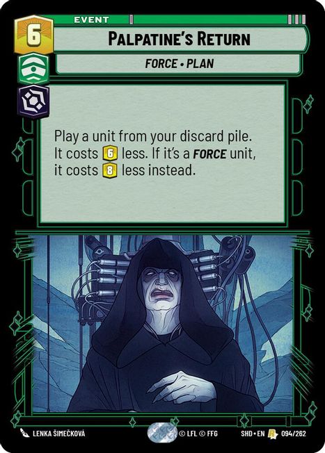 Palpatine's Return - SHD - 094 - Rare - Normal