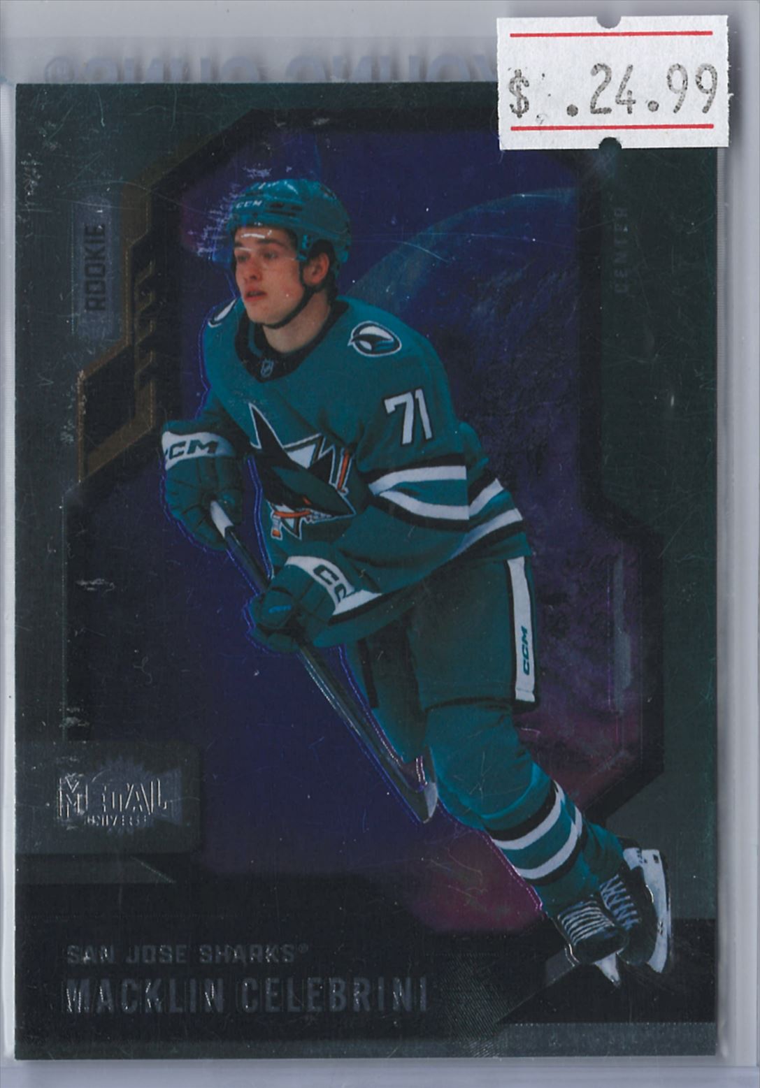 2024-25 Metal Universe Macklin Celebrini Rookie