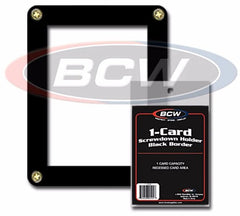 1 Card Screwdown Holder - Black Border