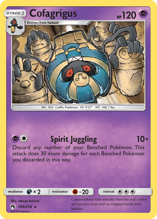 Cofagrigus - 100/214 - Lost Thunder