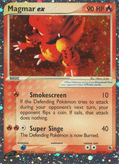 Magmar ex - 100/109 - Ruby & Sapphire