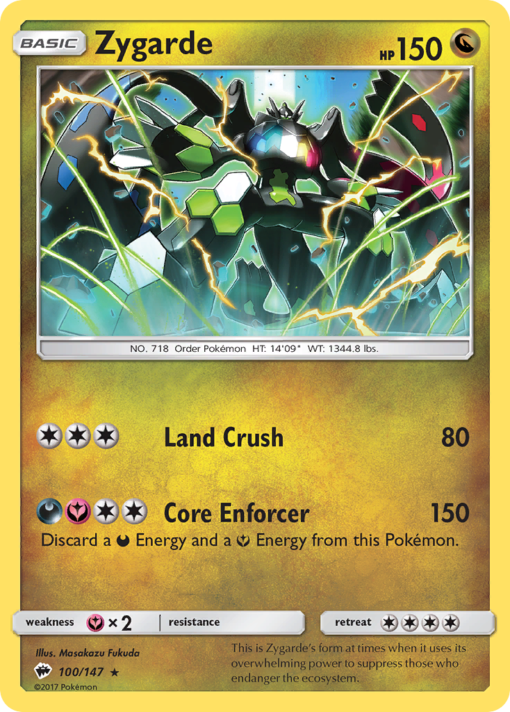 Zygarde - 100/147 - Burning Shadows