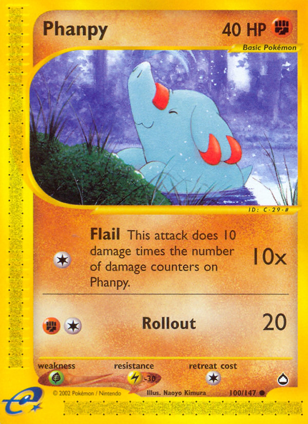 Phanpy - 100/147 - Aquapolis