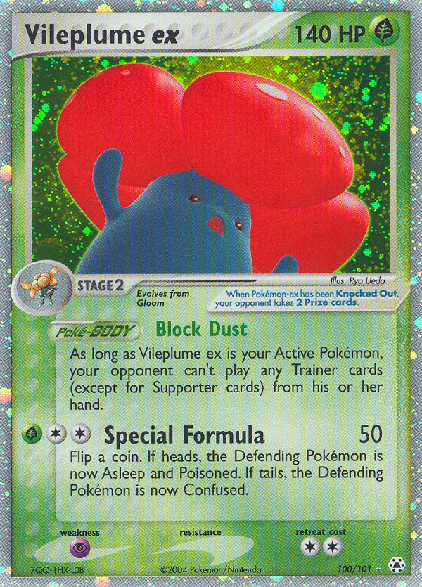 Vileplume ex - 100/101 - Hidden Legends