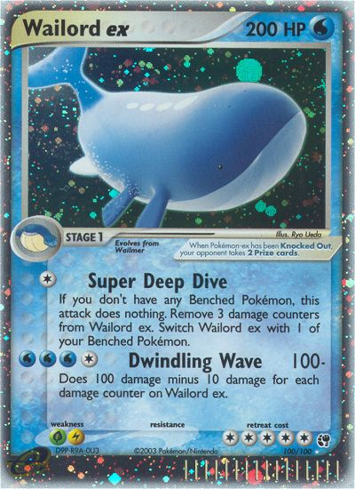 Wailord ex - 100/100 - Sandstorm