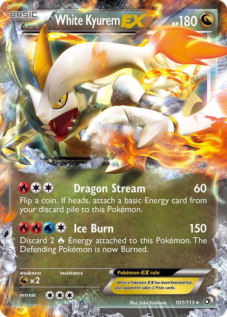 White Kyurem-EX - 101/113 - Legendary Treasures