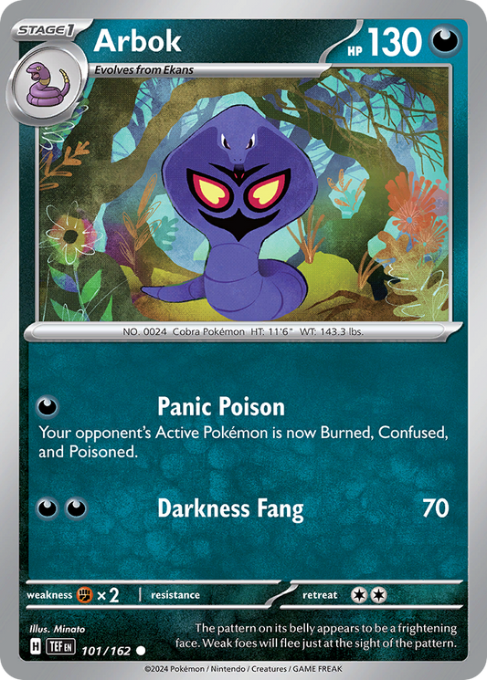 Arbok - 101/162 - Temporal Forces