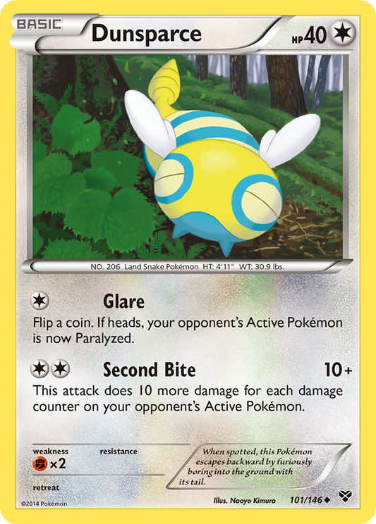 Dunsparce - 101/146 - XY