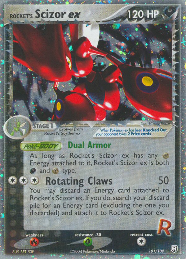 Rocket's Scizor ex - 101/109 - Team Rocket Returns