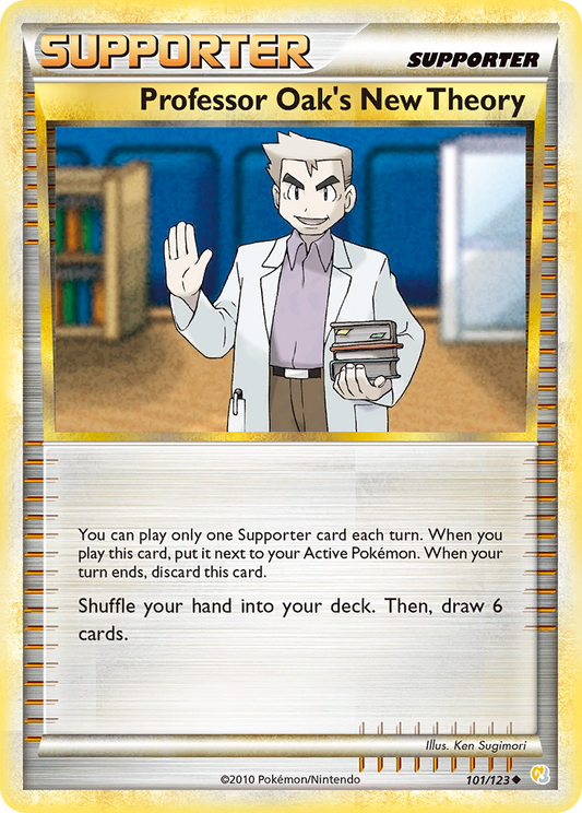 Professor Oak's New Theory - 101/123 - HeartGold & SoulSilver