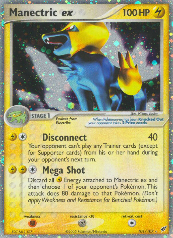 Manectric ex - 101/107 - Deoxys