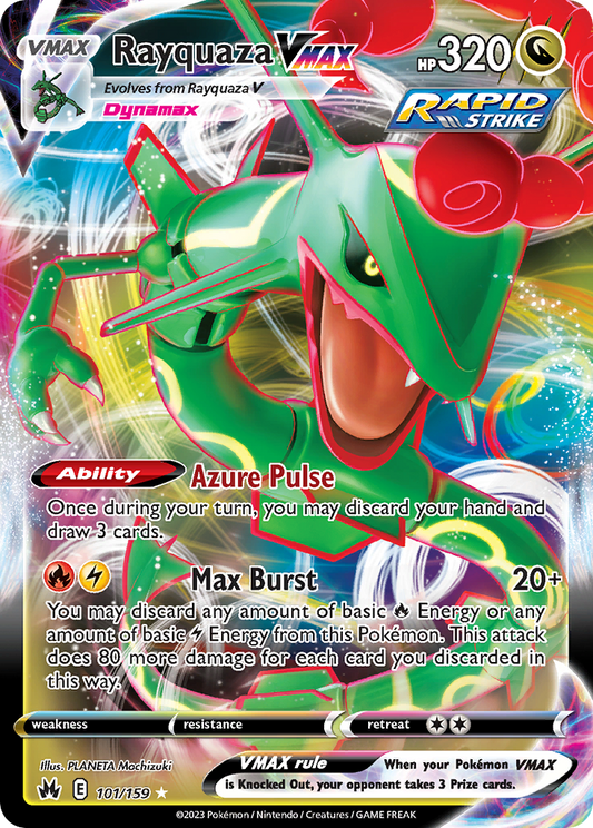 Rayquaza VMAX - 101/159 - Crown Zenith