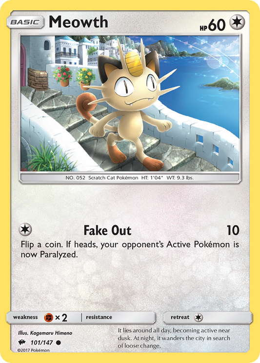 Meowth - 101/147 - Burning Shadows