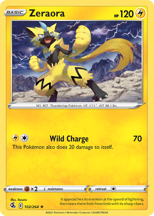 Zeraora - 102/264 - Fusion Strike