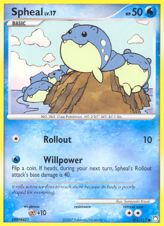 Spheal - 102/123 - Mysterious Treasures