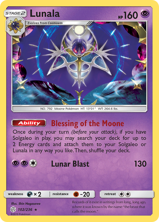 Lunala - 102/236 - Cosmic Eclipse