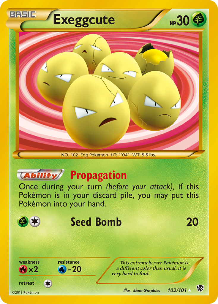 Exeggcute - 102/101 - Plasma Blast