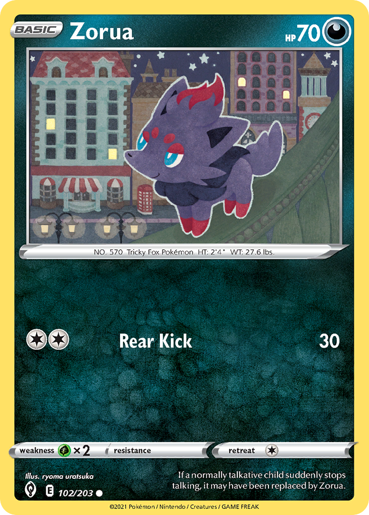 Zorua - 102/203 - Evolving Skies