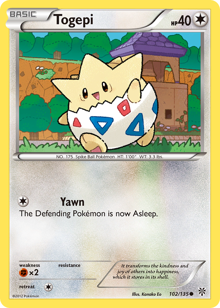 Togepi - 102/135 - Plasma Storm