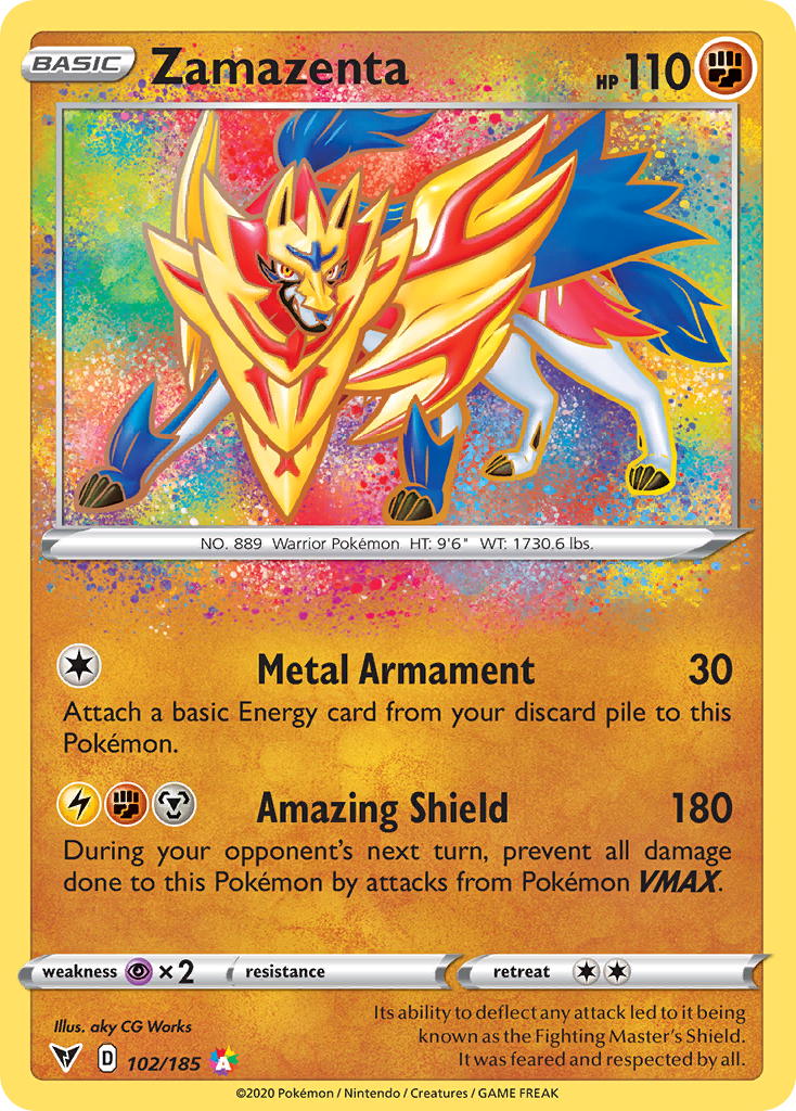 Zamazenta - 102/185 - Vivid Voltage