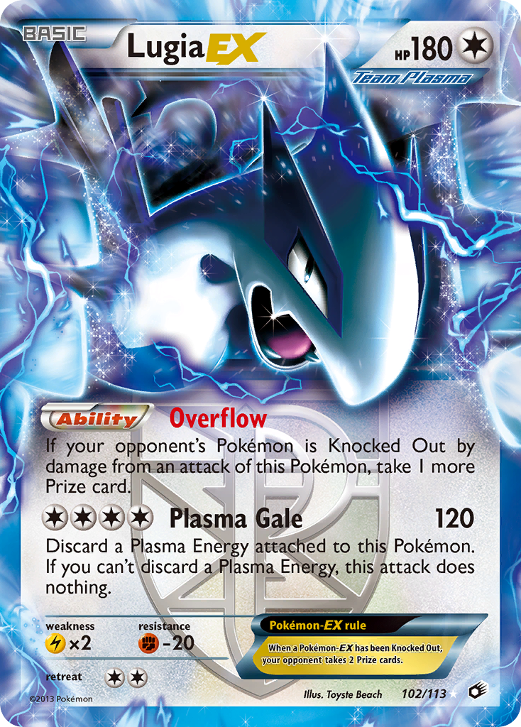 Lugia-EX - 102/113 - Legendary Treasures