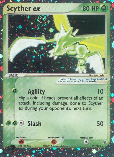 Scyther ex - 102/109 - Ruby & Sapphire