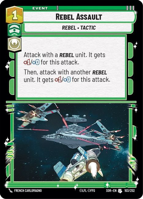 Rebel Assault - SOR - 103 - Uncommon - Normal