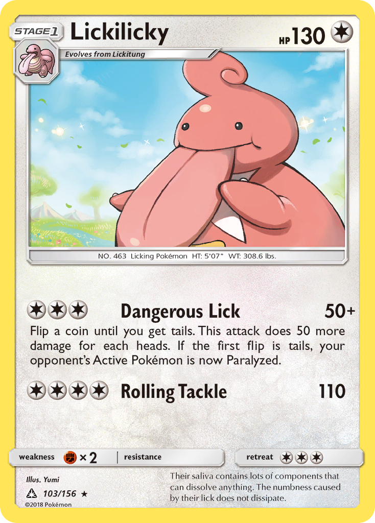 Lickilicky - 103/156 - Ultra Prism