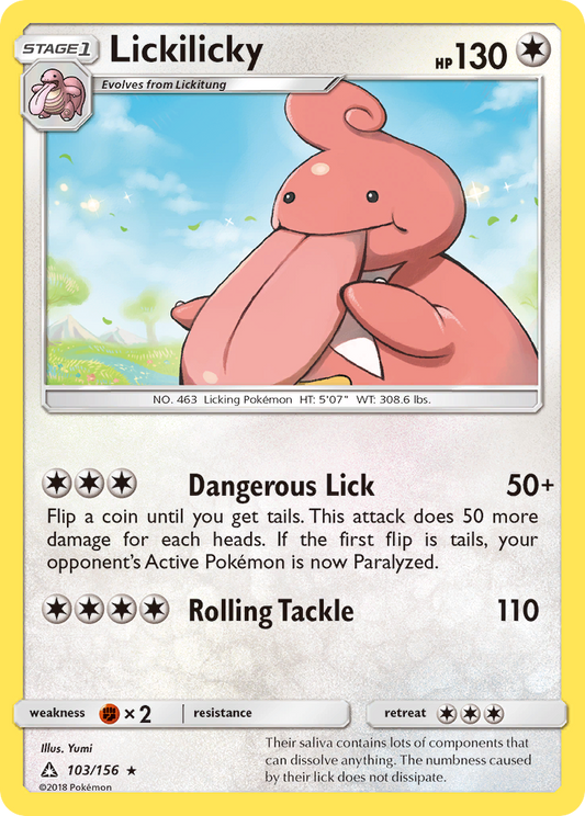 Lickilicky - 103/156 - Ultra Prism