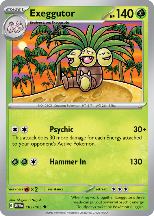 Exeggutor - 103/165 - 151