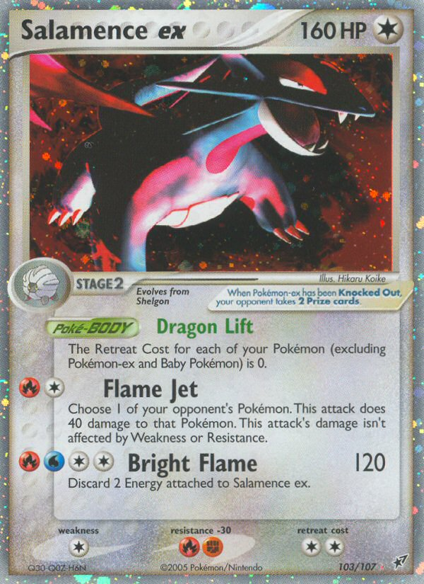 Salamence ex - 103/107 - Deoxys