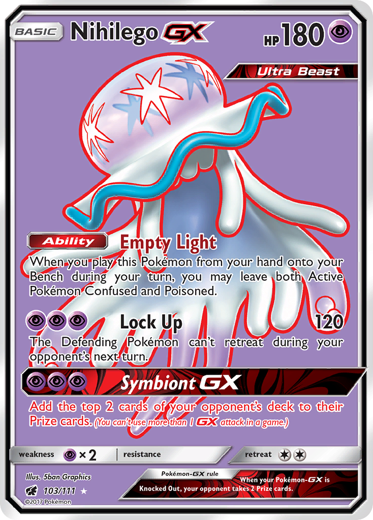 Nihilego-GX - 103/111 - Crimson Invasion